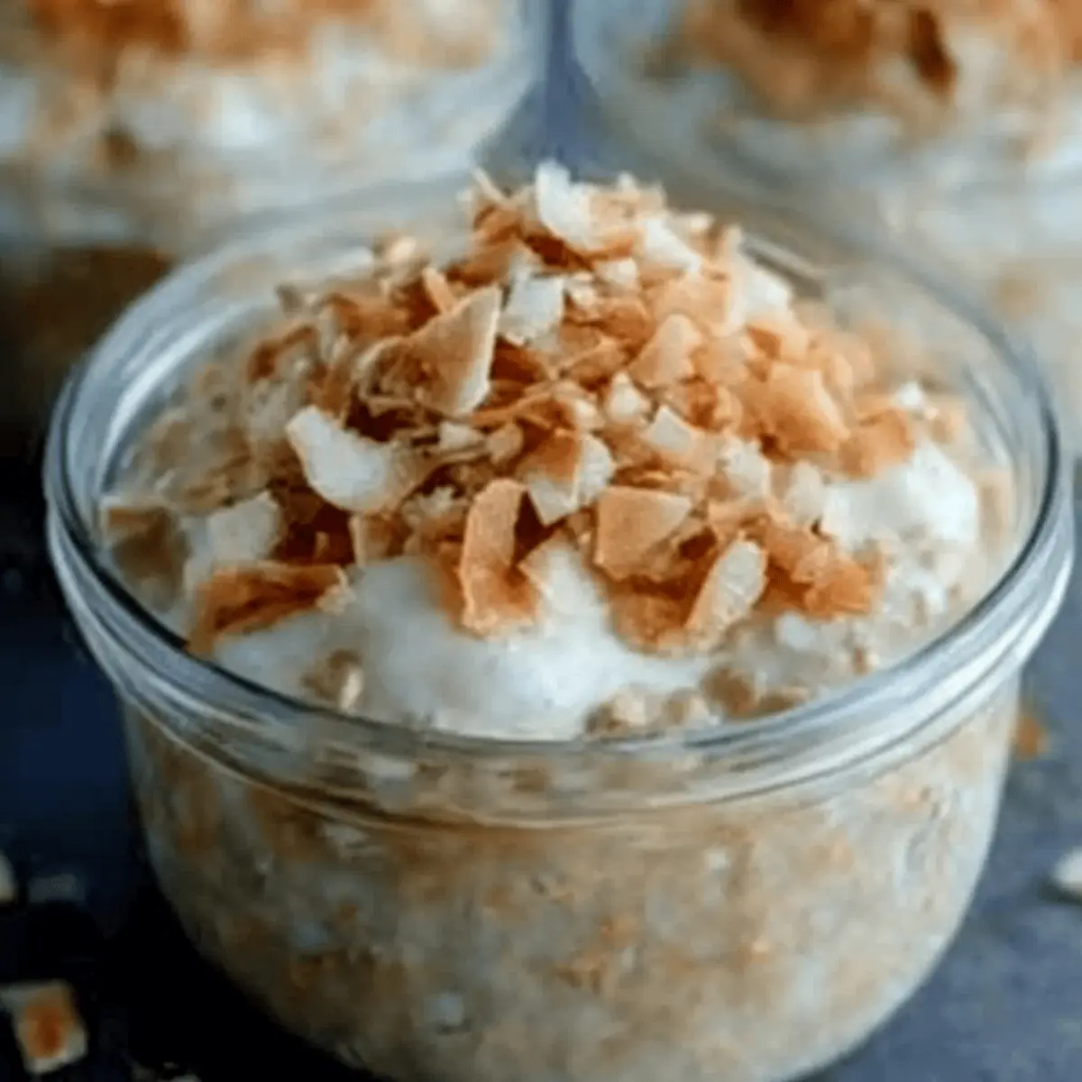 Coconut Cream Pie Overnight Oats