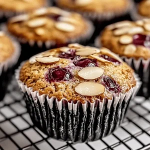 Almond Cherry Muffins