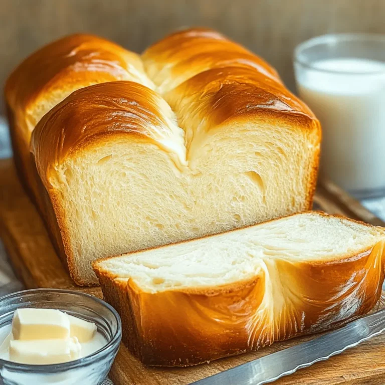 Soft and Buttery Milk Bread Loaf