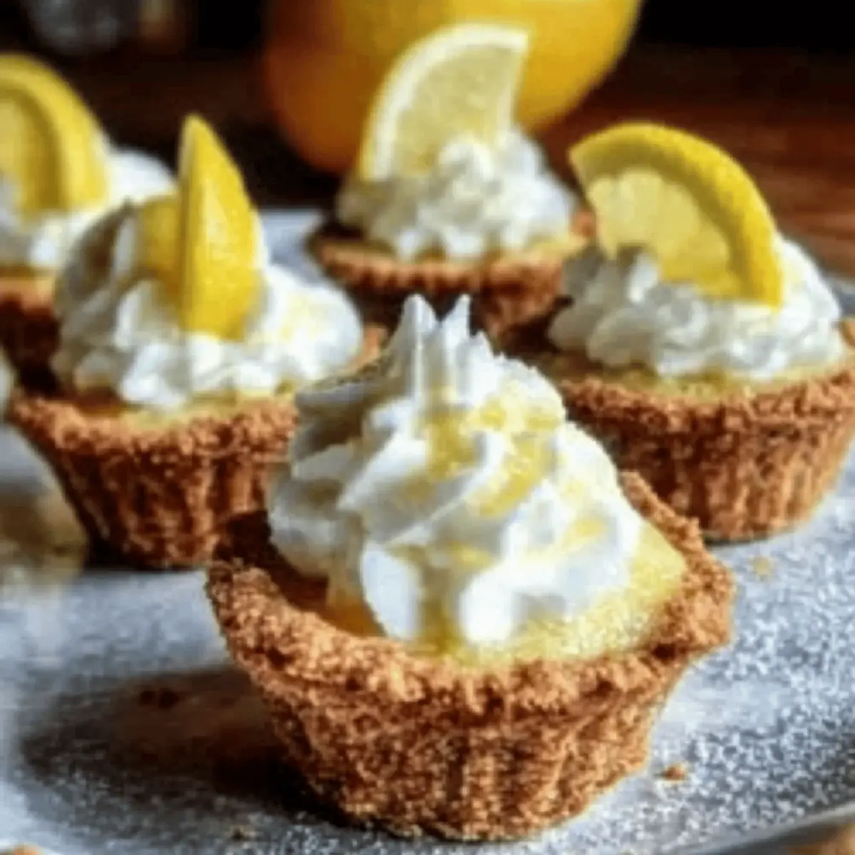 Lemon Cream Pie Cookie Cups