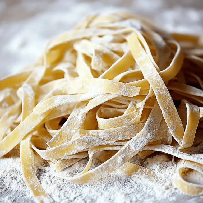 Homemade Pasta Recipe