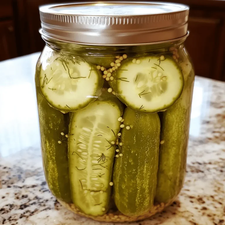 Dill Pickle Recipe
