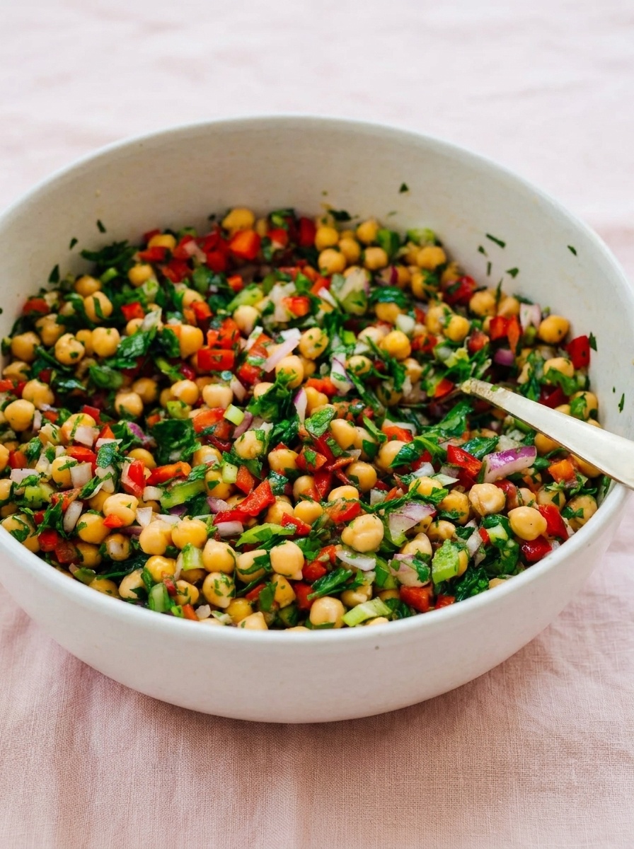 Favorite Chickpea Salad for Healthy Eating Anytime