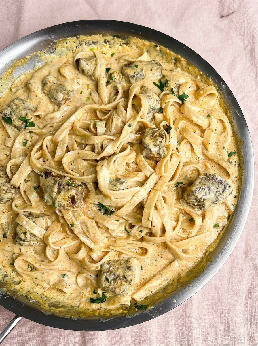 Garlic Butter Steak with Parmesan Alfredo for Quick Weeknight Meals