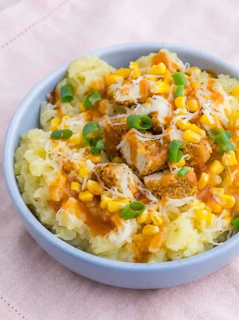 Mashed Potato Bowl with Chicken & Gravy for Comfort Food Lovers
