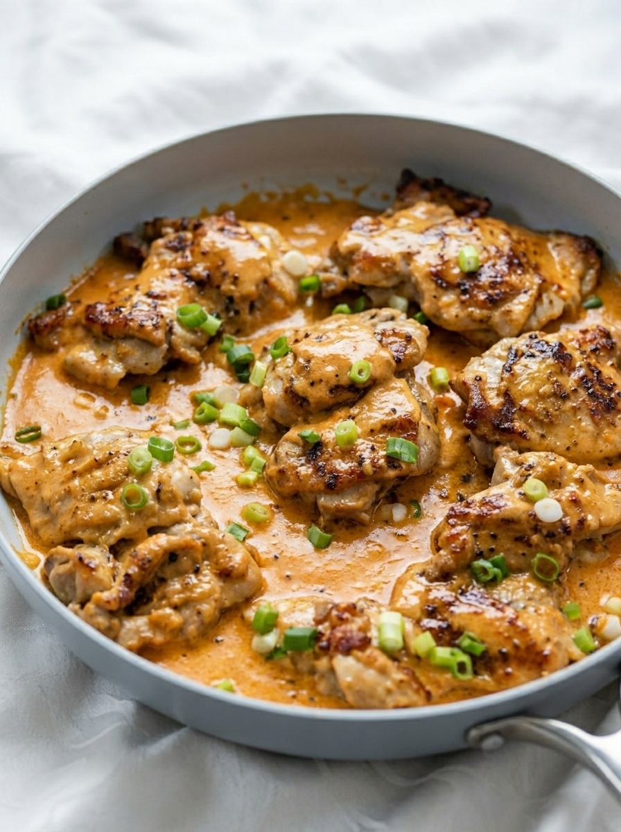 Skillet Bang Bang Chicken Thighs for Quick Weeknight Meals